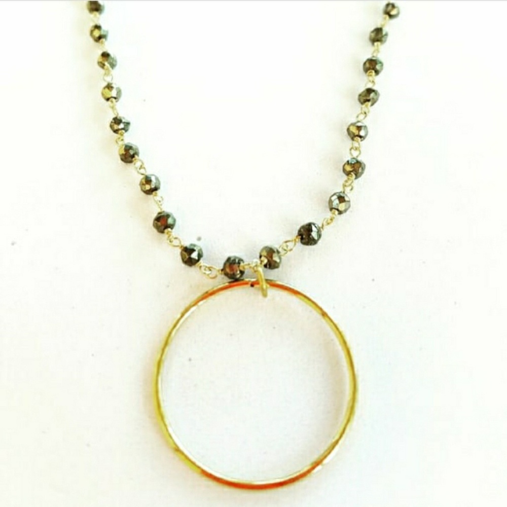 Hematite Unity choker necklace
